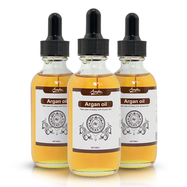 Wholesale Bulk Custumziation Organic 100% Natural Pure Cosmetic Argan Oil For Face Hair Skin Nourishing