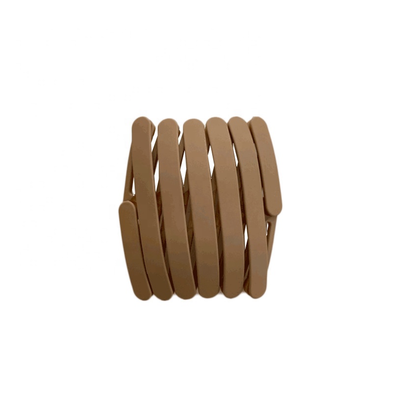 Fashion new retractable plastic headband foldable and easy to carry tiara female summer invisible non-slip hair jewelry