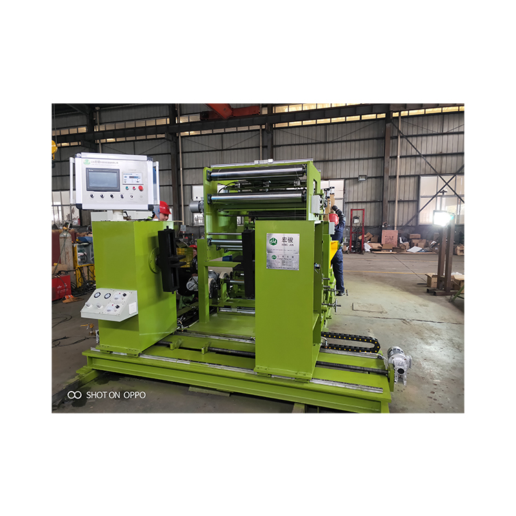 Transformer making machine Double servo motor clamping foil winding machine