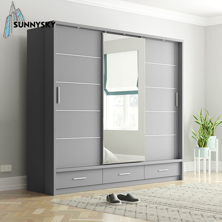 Modern wood dressing room Cabinet individual Closet Bedroom Wardrobe