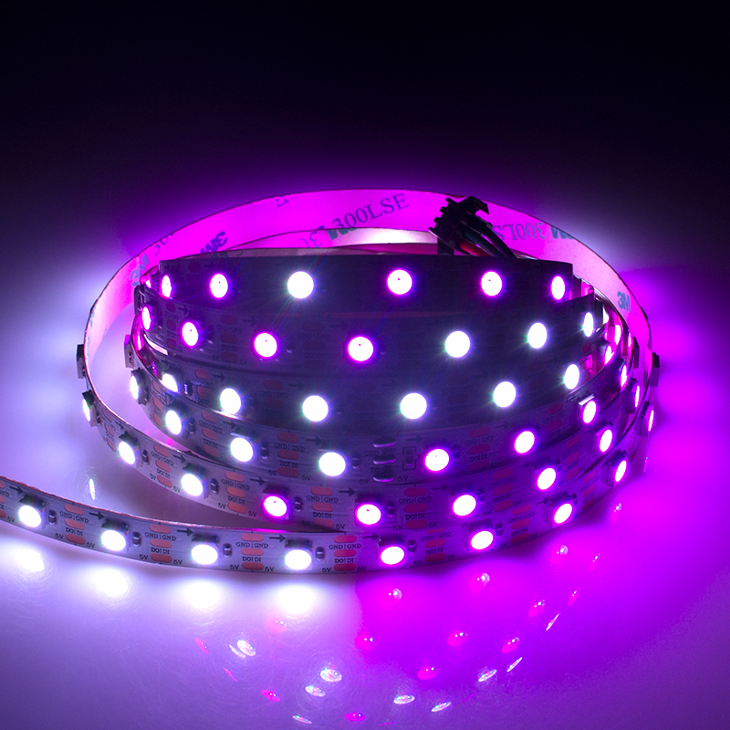 5050led strip light IP20 IP65 LC8812 White PCB DC5v LED