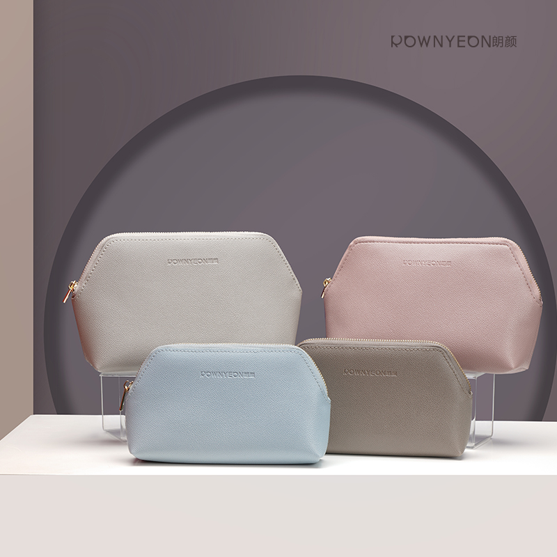 Rownyeon оптовая продажа Пользовательский логотип маленькая леди веганская тисненая искусственная кожа Красота Макияж клатч