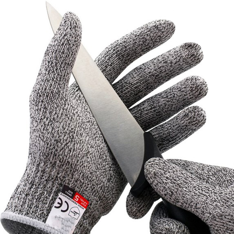 Amazon Hot Sale 5 Grade Cut Resistant Gloves Outdoor Garden Gloves Work Safety Fishing Gloves