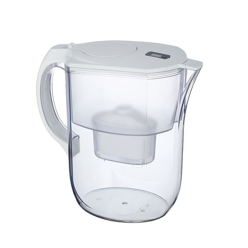 bpa free large plastic hydrogen filtered water filter jug pitcher jug uv sterilization
