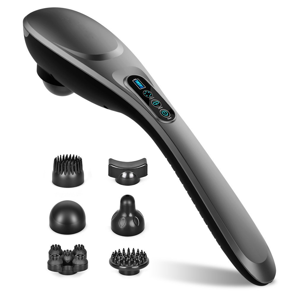 Luyao Lcd Display Chiropractic Percussion Massager Handheld Deep Tissue Rechargeable &adaptor Handy Massager