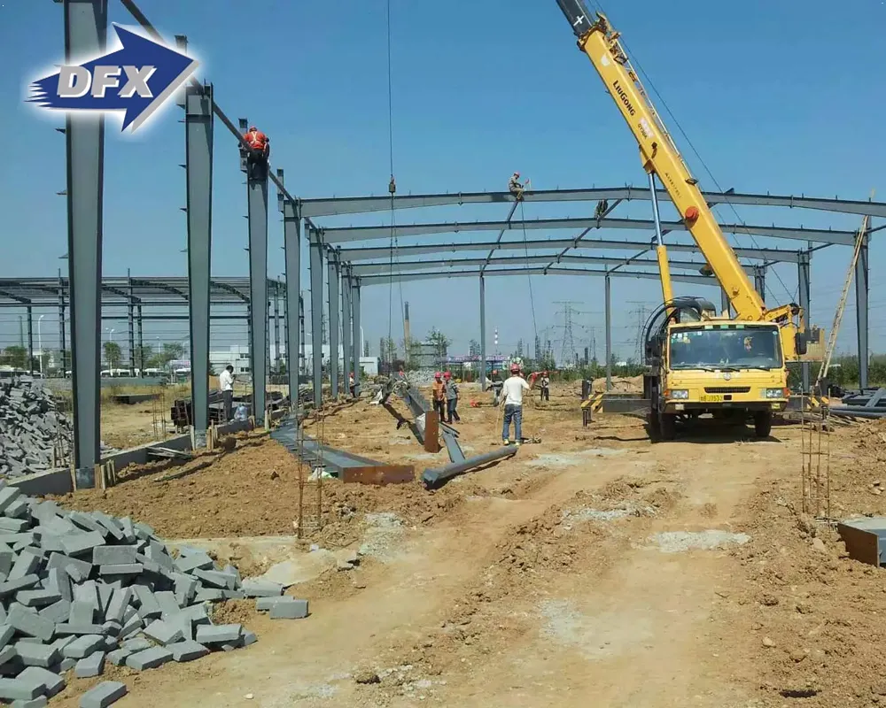 Prefabricated New Designed Steel Structure Building Steel Warehouse and Workshop Plants