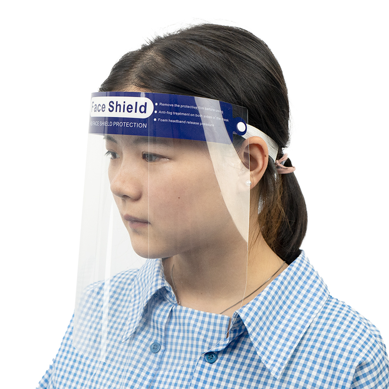Hot Selling Anti Fog Durable Clear Face Shield Clear Plastic Isolation Face Shield