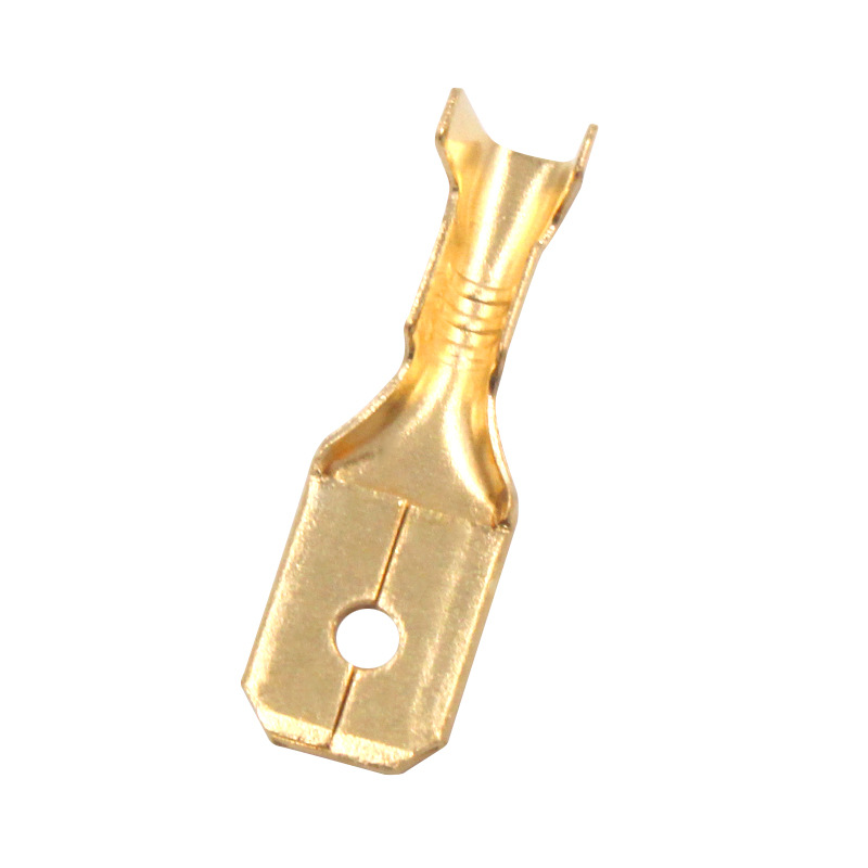 DJ617 6.3mm copper male terminal automobile motorcycle wire harness terminals