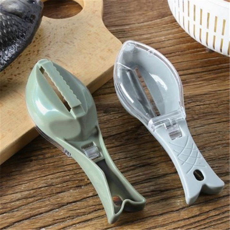 Fast Remove Fish Scales Skin Remover Novelty Multipurpose Home Kitchen Fish Skin Brush Scraping Fishing Scale Brush