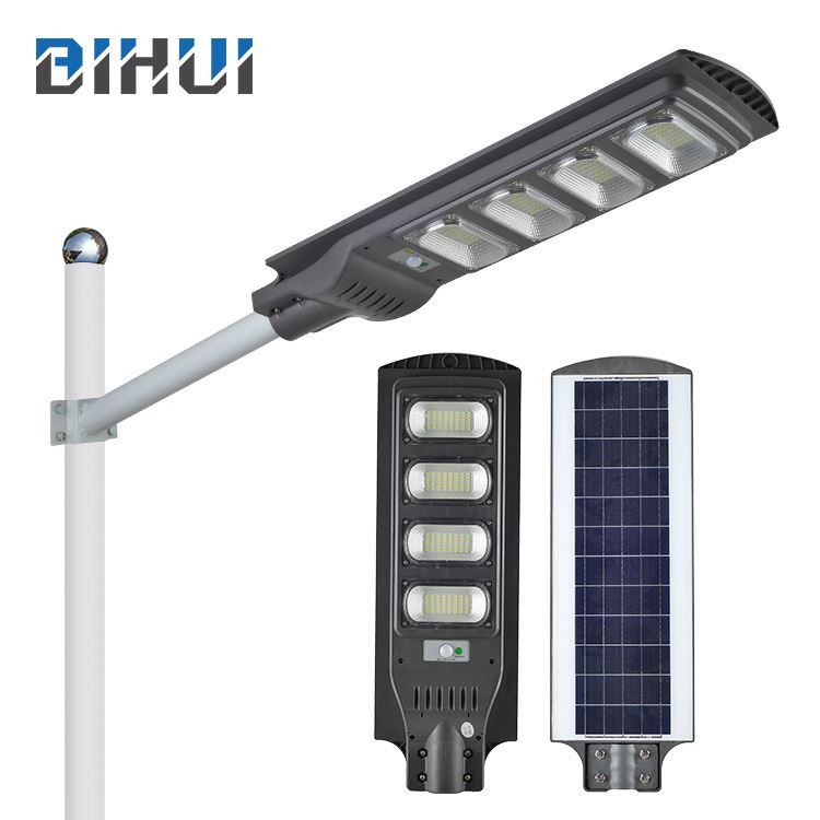 Abs Smart 5000k Smd наружные 30 60 90 120 Вт Современные встроенные все в одном светодиодные солнечные уличные фонари