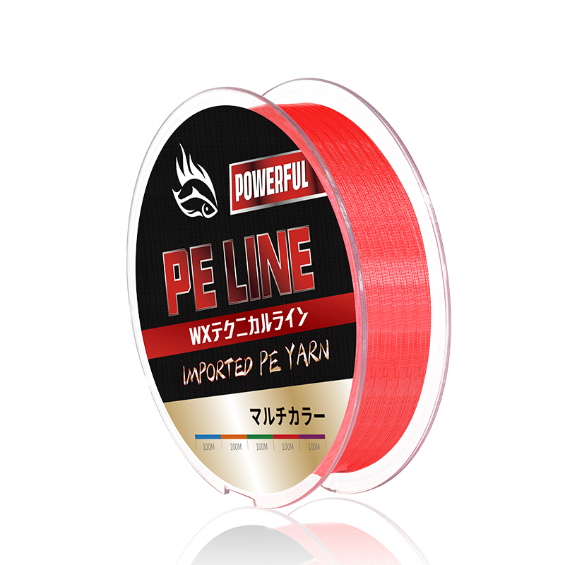 Top Quality China Factory Supply 4 Strands Pe Braided Fishing Lines Meter