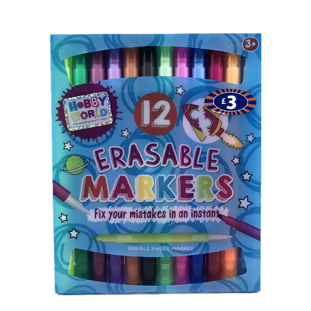 Erasable Highlighters Double Head Smooth Writing Highlighters Chisel Tip fabric textile High Lighter Markers Double end