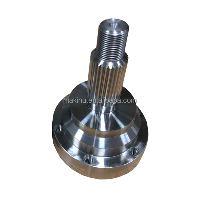CNC Machined Heat Treated Custom OEM Billet Steel Outer Axle Stubs for Vehicle Performance Parts