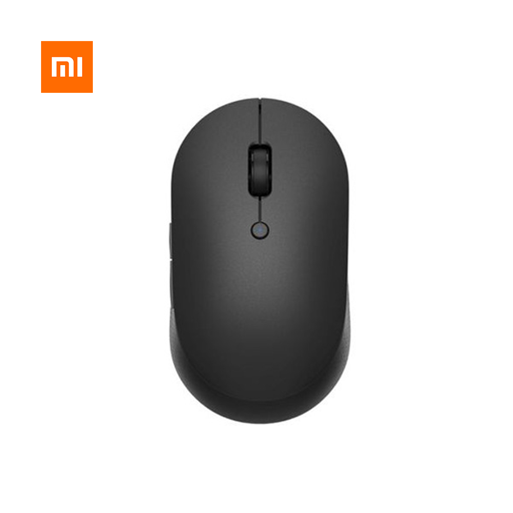Глобальная версия Xiaomi MI беспроводная мышь Тихая версия для Macbook ноутбука портативная мышь Mi Двухрежимная беспроводная мышь