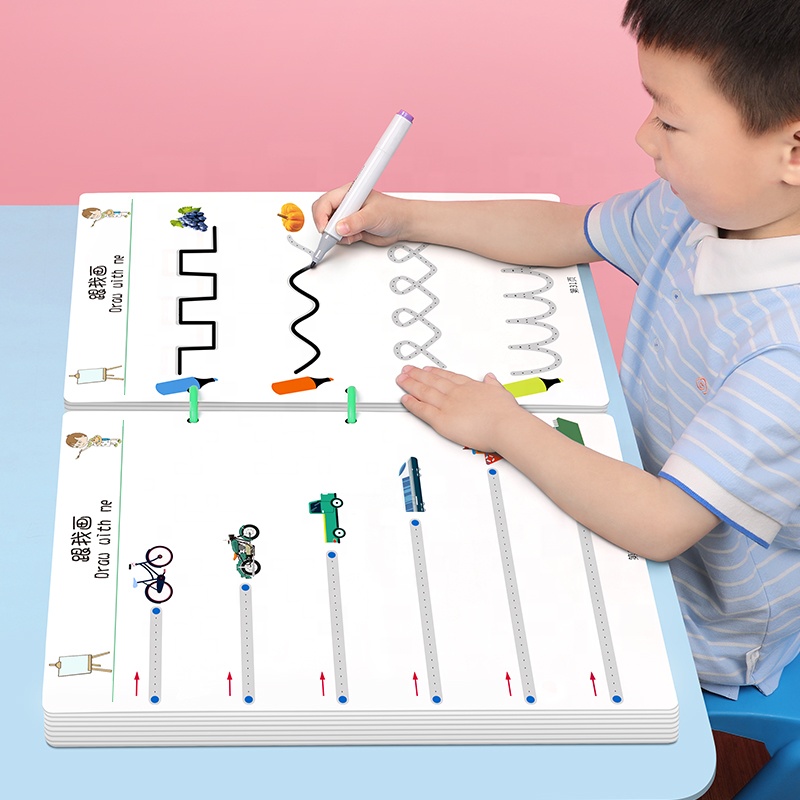 2021 good quality magic reusable kids toddlers education training writing practice learning card
