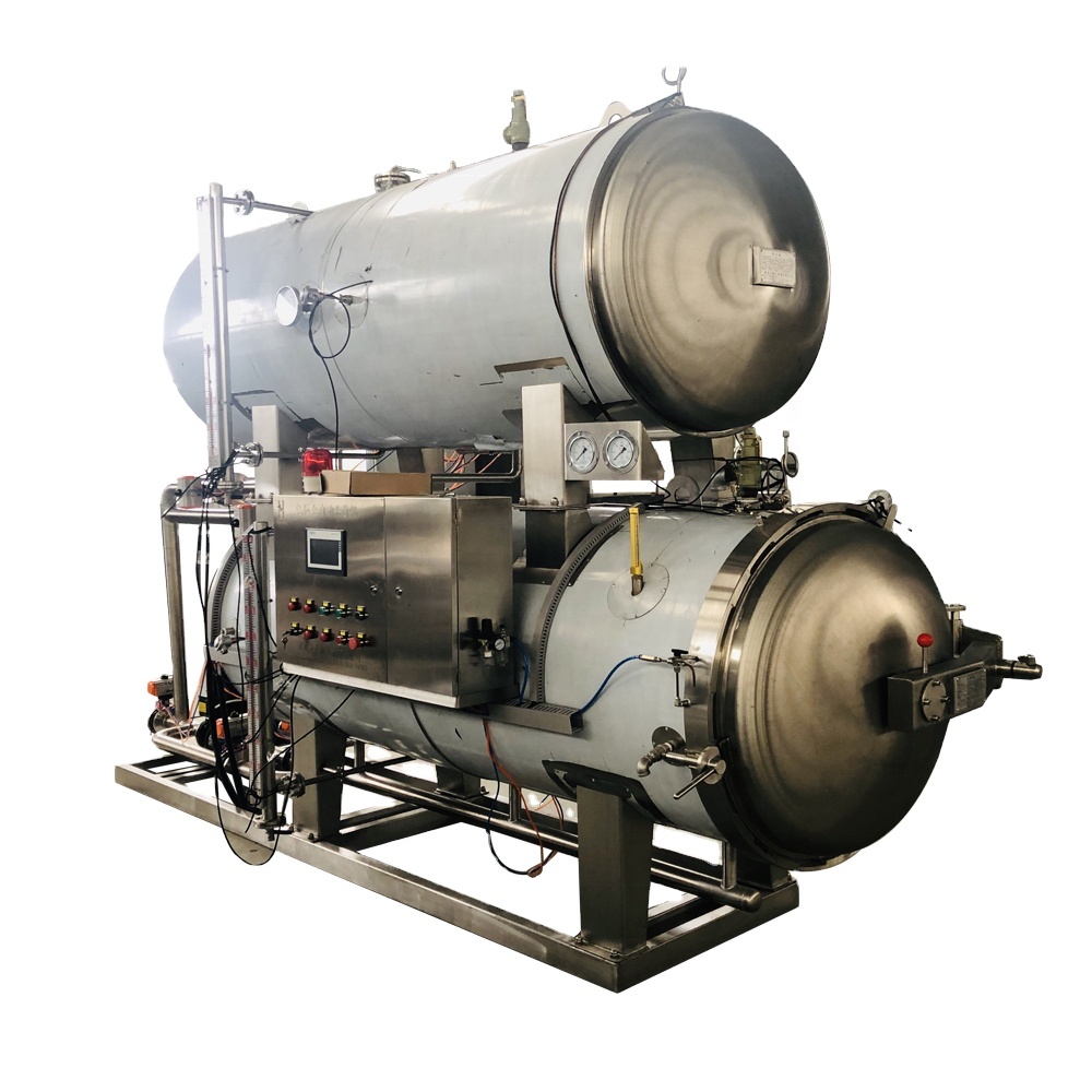 China manufacturer food retort pouch sterilizer