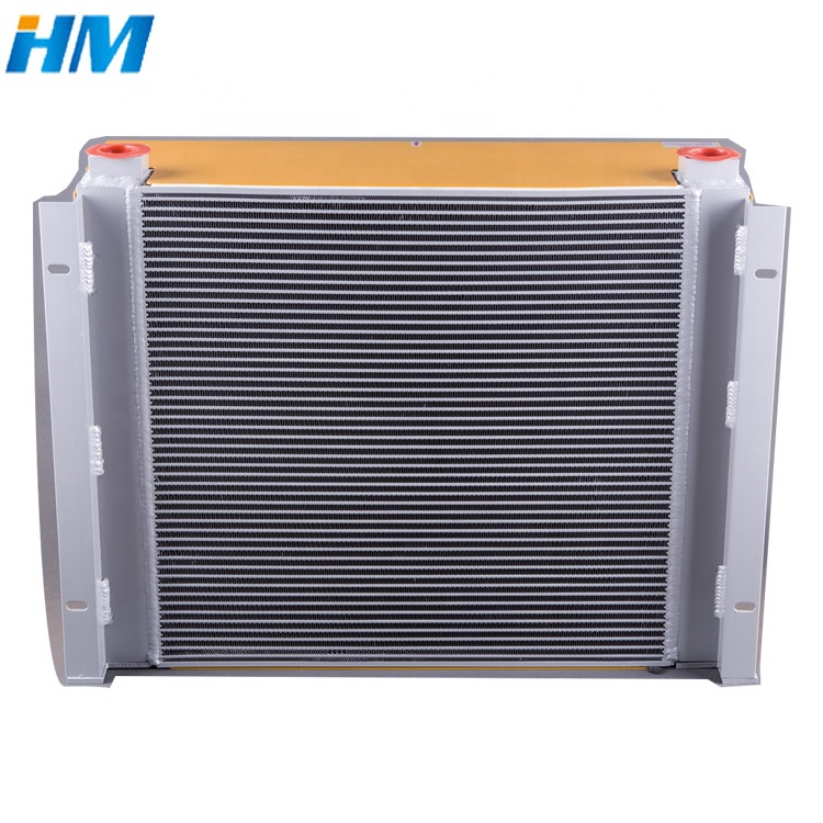 shandong factory hydraulic air-cooled oil cooler radiator AH1680 300l per min flow aluminum heat exchanger price list