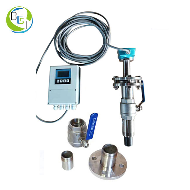 Insertion electromagnetic fluid flow meter