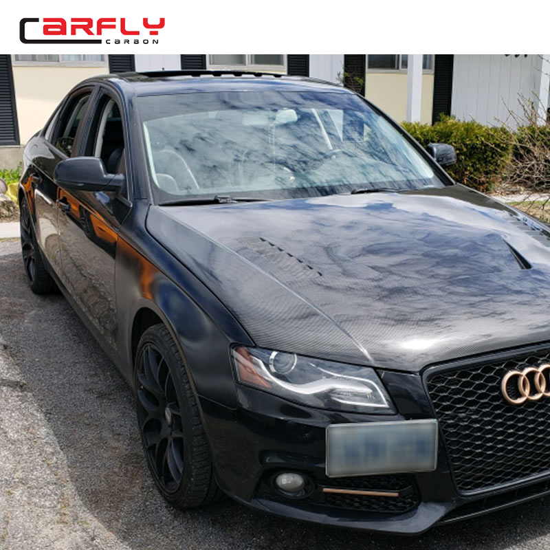 2008-2012 капот из углеродного волокна для AUDI A4 B8
