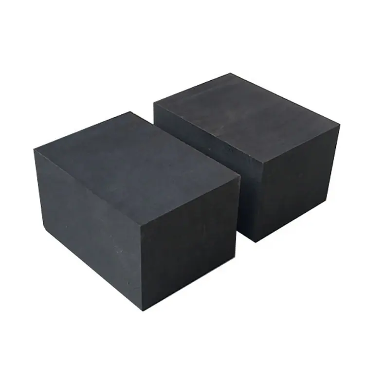 Manufacturer industrial grade high pure artificial graphite brick for gold melting furnace