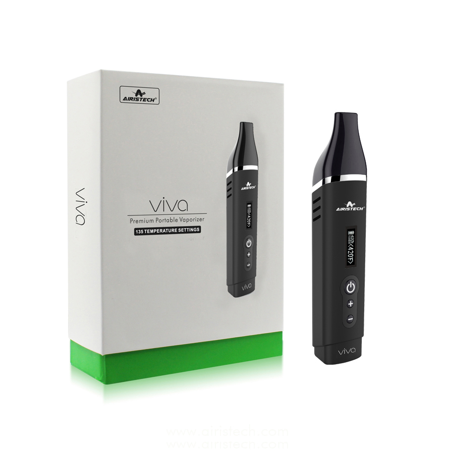 100% оригинальный испаритель Herbva Viva 2200 мАч испаритель Airis испаритель для сухой травы Премиум вейп-ручка с контролем температуры L