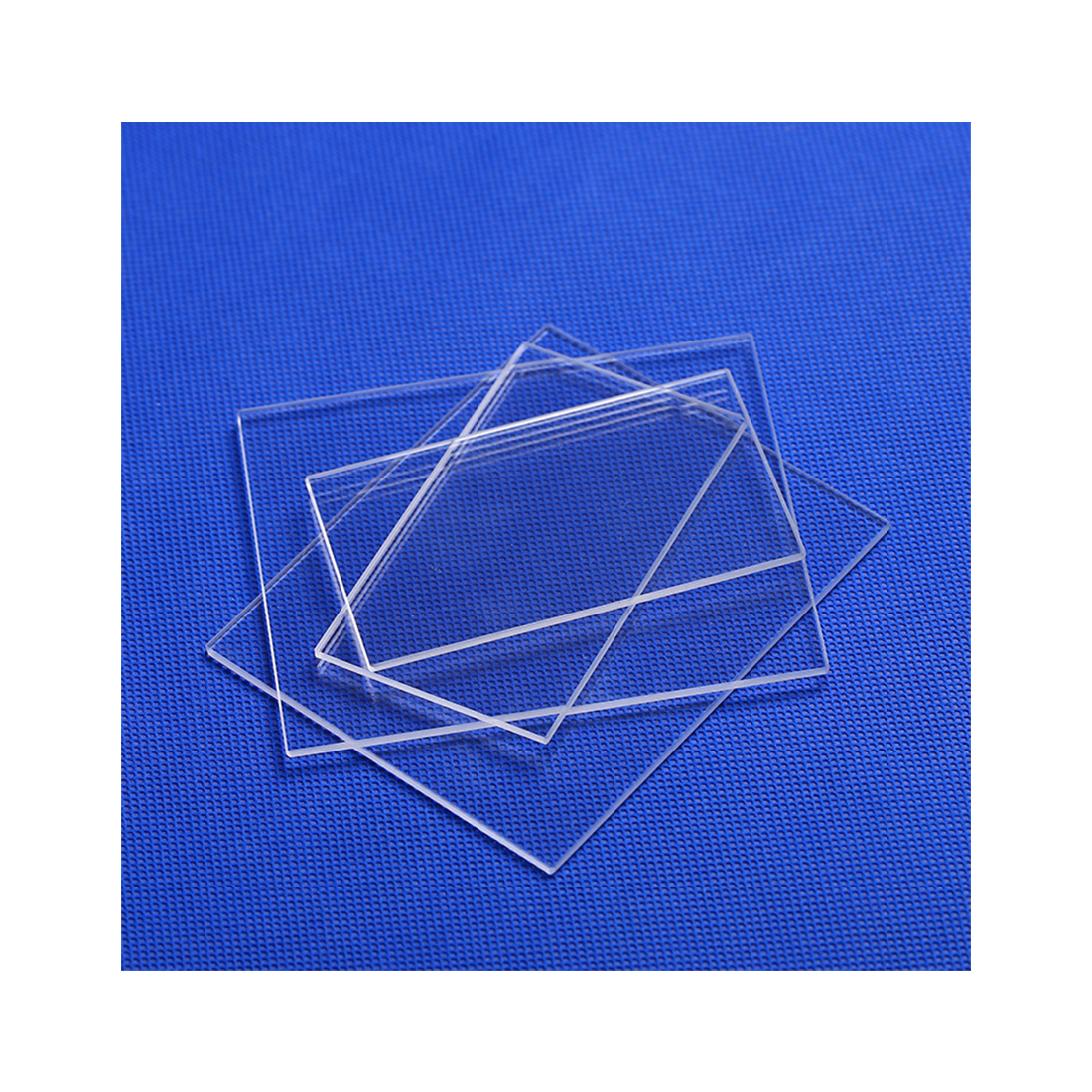 Custom transparent UV quartz glass plate