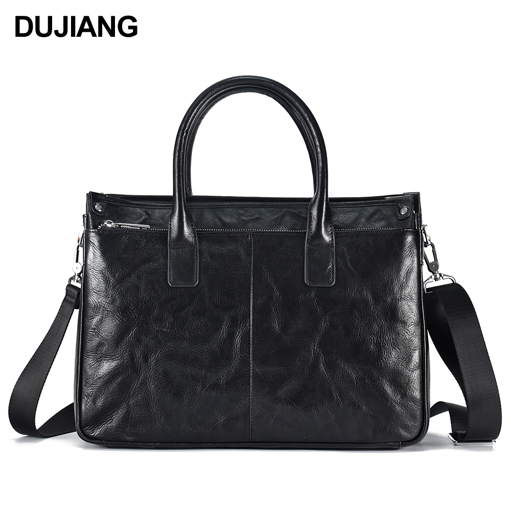 High Quality Business Laptop Bag Shoulder Men Messenger Bag For Men Real Leather Laptop Bag