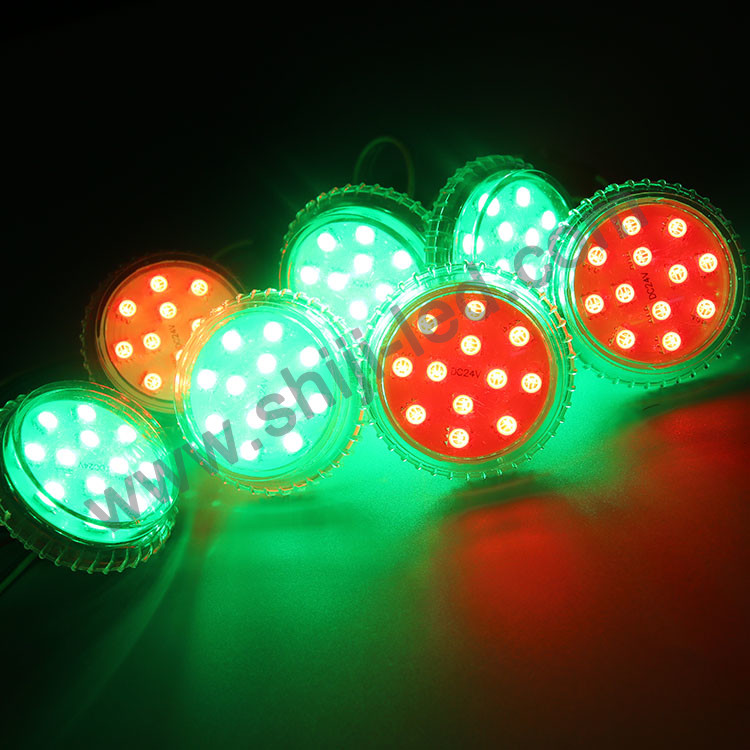 DC24V smd 5050 rgb аттракцион 50 мм 12 пикселей светодиодный пиксель света