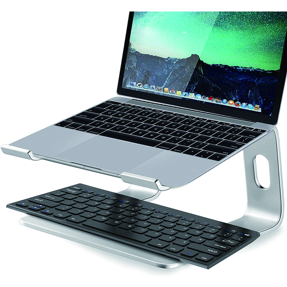 Laptop Stand Aluminum Computer Riser Ergonomic Elevator for Desk,Metal Holder for MacBook Pro Air,Lenovo,HP, Dell