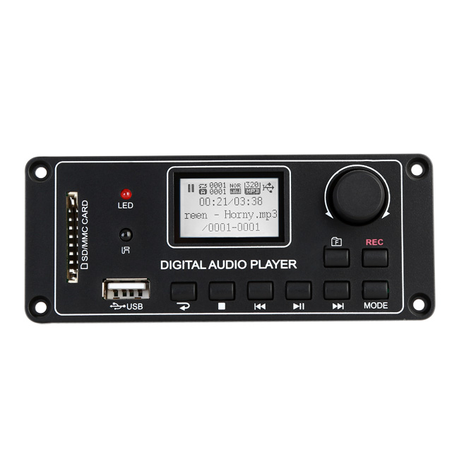 Высококачественный MP3-плеер декодер плата аудио USB MP3 BT модуль точечная матрица ЖК SD FM TDM-156
