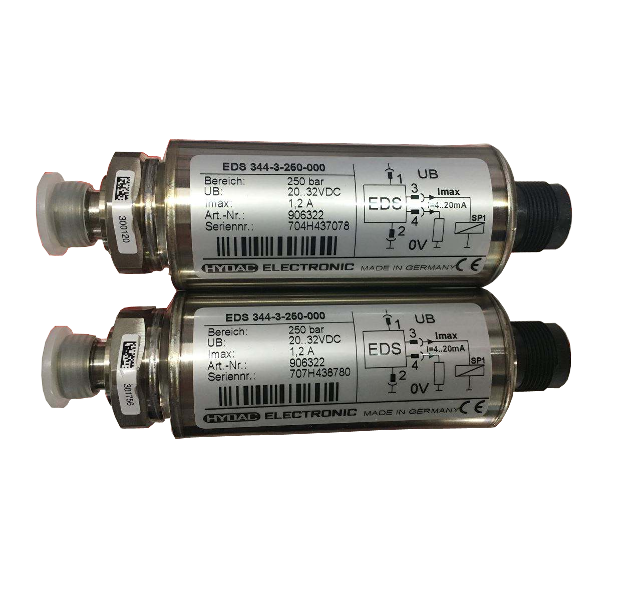 Оригинал Датчик гидравлического давления EDS346-3-250-000