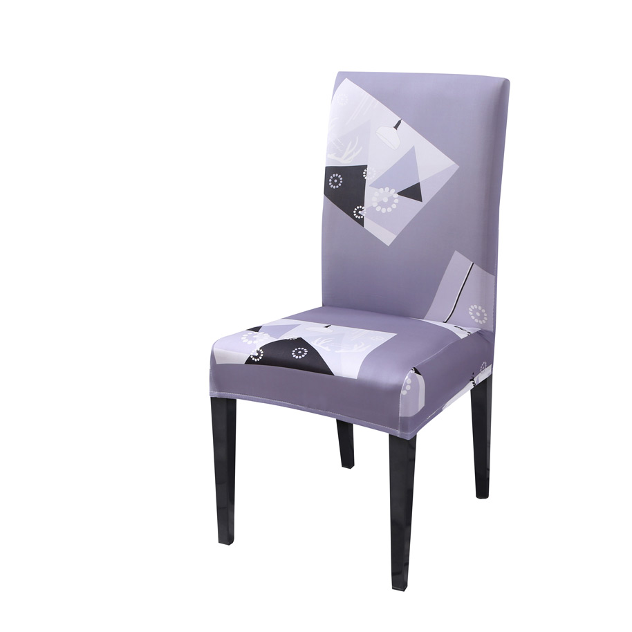 Spandex Elastic Modern Design Home Use Dining Chair Covers Leaves Cover
