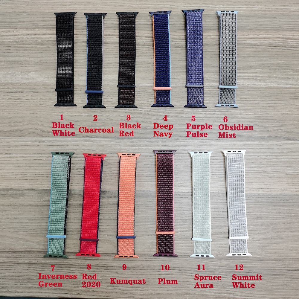 Ремешок для Apple Watch Band 44 мм 42 мм, плетеный нейлоновый браслет для IWatch Band Series 6/5/4/3/2/1
