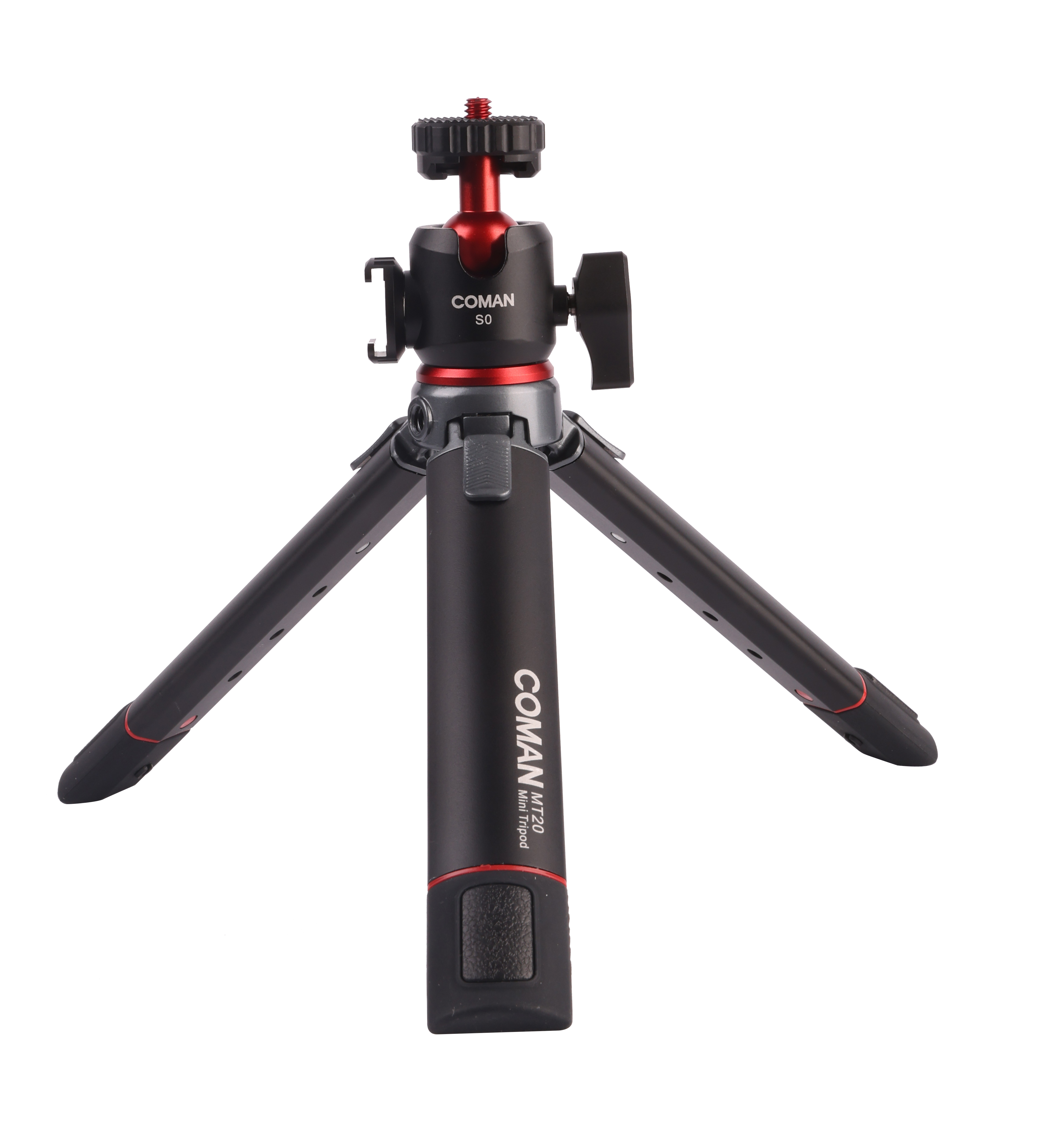 Mini Camera Tripod with 360 degree Ball Head & Cold Shoe, Extendable Small Selfie Stick Tabletop Tripod for Camera iPhone