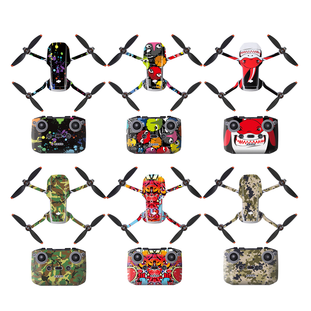 Красочная Съемная наклейка Sunnylife из ПВХ для mavic mini 2 body arm пульт дистанционного управления, полный набор наклеек mavic mini 2, аксессуары