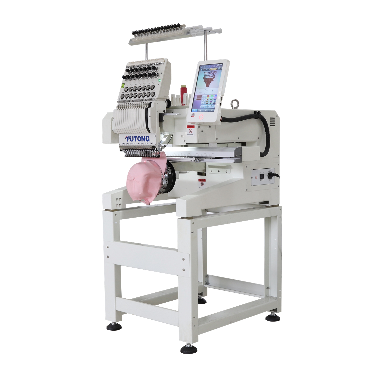 FT-CT1201H single head high speed multifunction T-shirt Embroidery machine for design shop