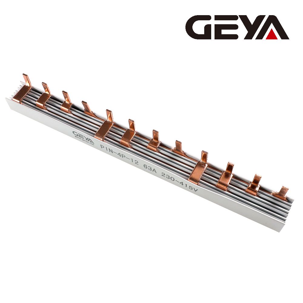 GEYA 12 контактный тип медная бусина 4P 63A 230V 415V для электрических панель Солнечная PV дорогостоящей использовать для Распределительная коробка переменного тока выключатель