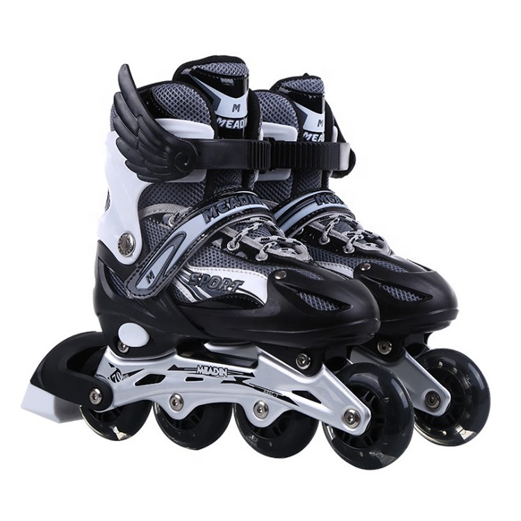 High Quality New PVC roller blades rodas skates inline with Led Wheels