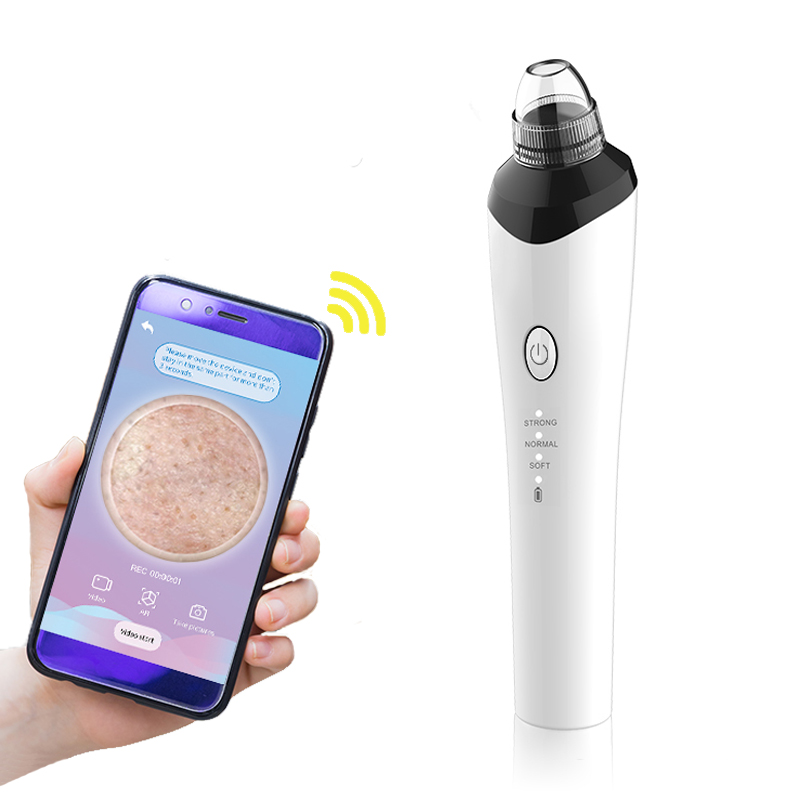 Iksbeauty Новинка с камерой Wifi визуальное удаление черных точек прыщей электрическое вакуумное устройство для удаления черных точек