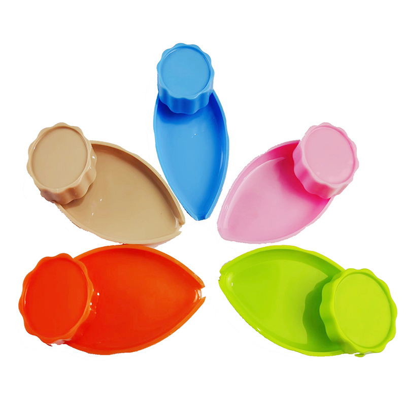 Herbal Boat Shape Plastic Cigarette Sharpener Funnel Style with Tray Two Tier Grinder Cigarette Accessories