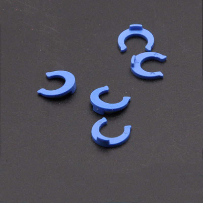 1/4 "3/8" OD труба PE труба фитинг Синий Зажим C-ring шланг Быстрый Соединитель Аквариум RO фильтр для воды система обратного осмоса