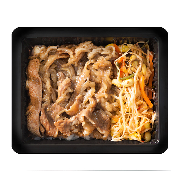Японский вкусный уголь, жареная говядина, мгновенный рис, быстрое замороженное Мгновенное Питание