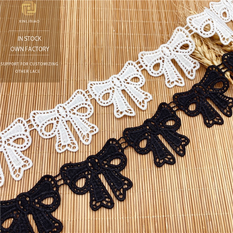 Milk Silk Lace Trim Dress Accessories Floral Embroidered Mesh Fabric with Sequins for Wedding Dress or Clothes Decoration