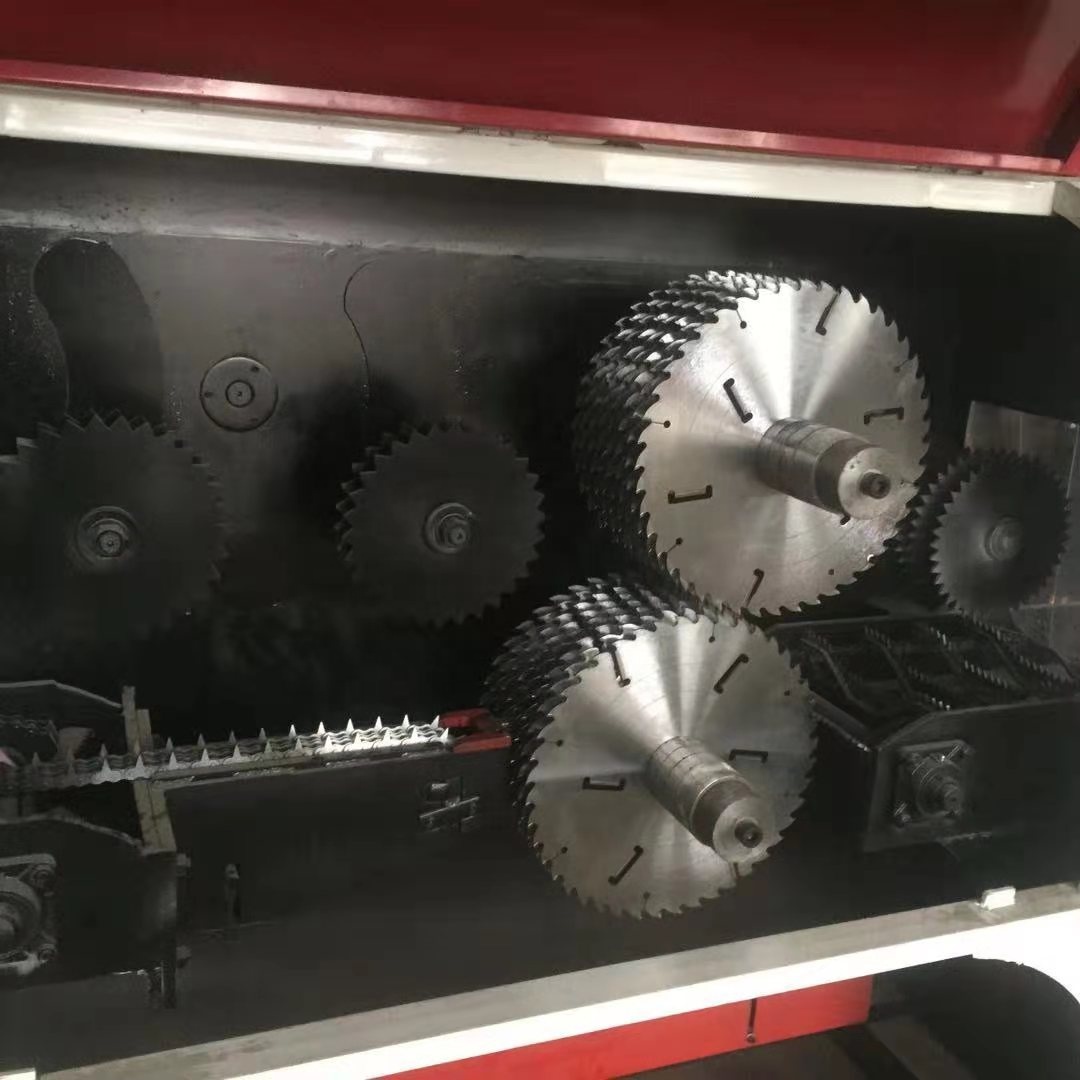 Wood Gang Rip Saw Machine, Log Multi Blade Saw Machine