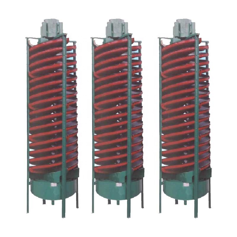 Mining gravity separator processing line spiral chute Mineral spiral concentrator machinery for iron ore seperation