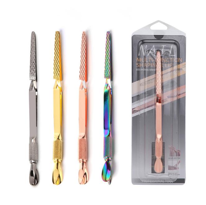 Nail Art Shaping Tweezers Tool Stainless Steel Pinching Cuticle Remover Shaping Tweezers