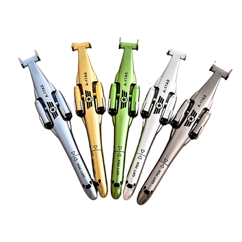 2021 new design china factory novelty stationery office supply transformer plane shape gel pen