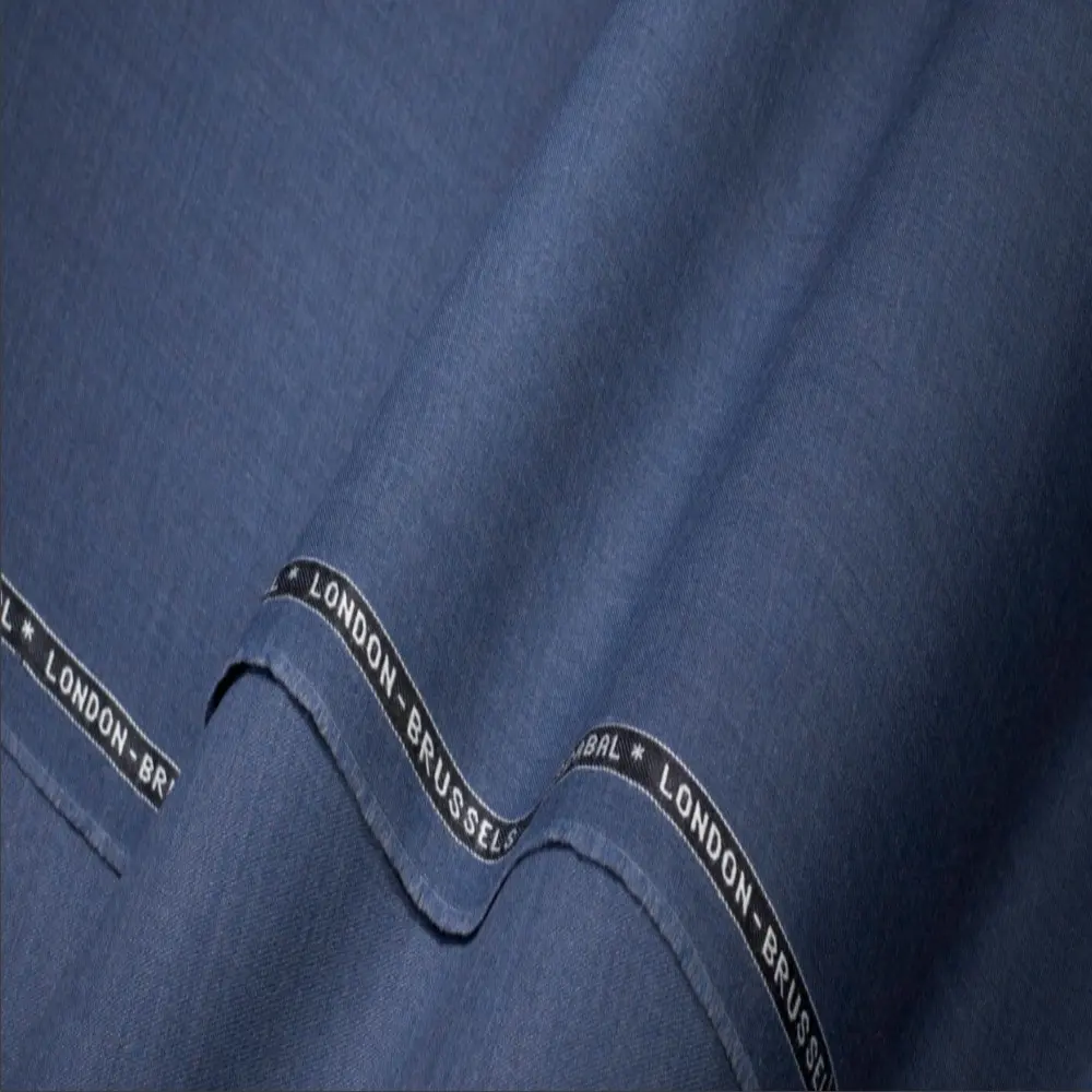 Popular English Side Plain Style For TR Suiting Fabric And Men Suiting Fabric