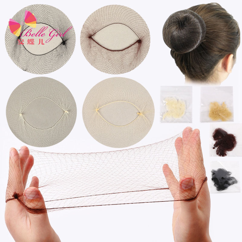 BELLEWORLD hot selling fashion hair net Wholesale invisible wig net dance disposable hair net for women and girls