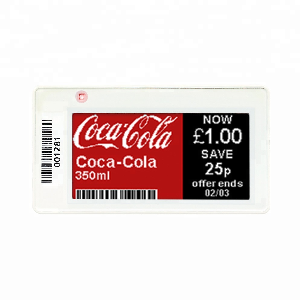 Supermarket E-ink Digital Display Epaper Price Tag Shelf Electronic Label